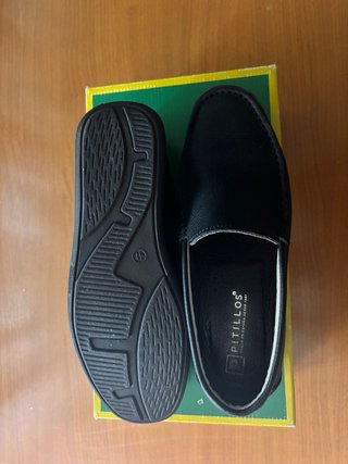 Mocasines Pitillos Piel Negro