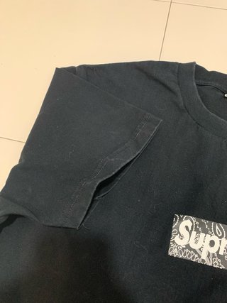 Camiseta Supreme Talla M Negra