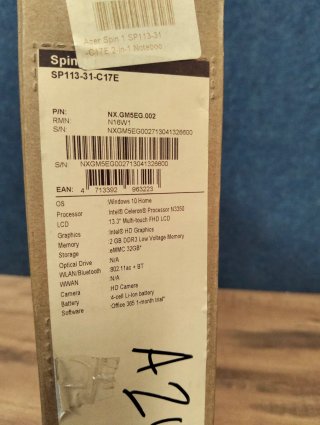 Acer Spin 1 SP113-31-C17E 13.3" Touch 2/32GB