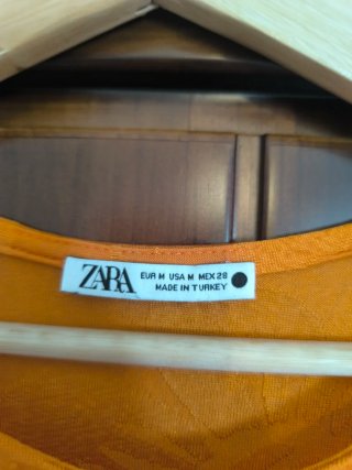 Vestido Zara Naranja