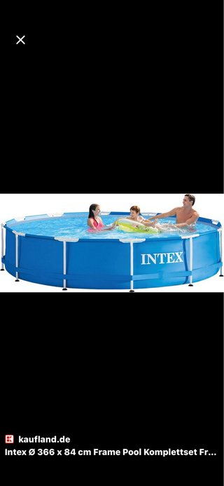 Piscina Intex Metal Frame Ø 366x84cm