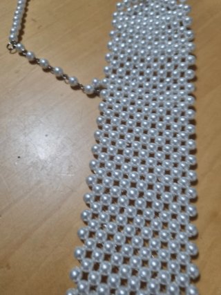 Cravatta unisex perle