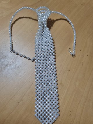 Cravatta unisex perle