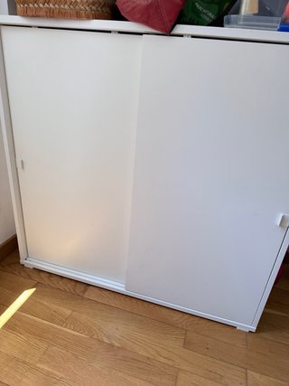 Armario Ikea Vihals puertas correderas blanco