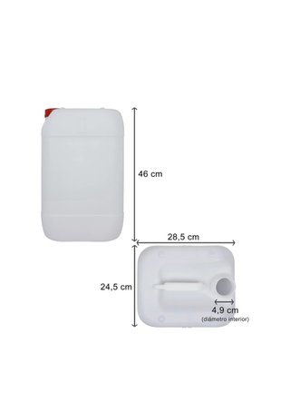 Bidón plástico 25L nuevo