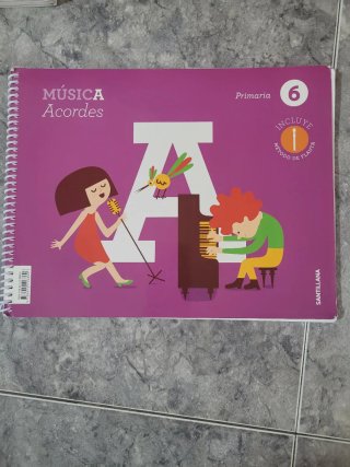 Libro Música Santillana 6 Primaria