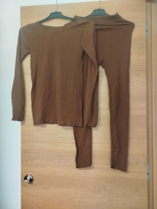 Conjunto térmico marrón