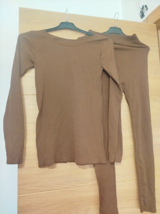 Conjunto térmico marrón