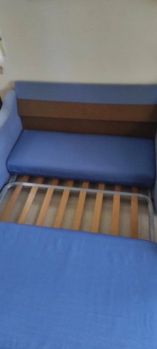 Sofá Cama Azul