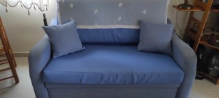 Sofá Cama Azul