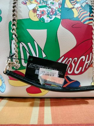Bolso LOVE Moschino Blanco
