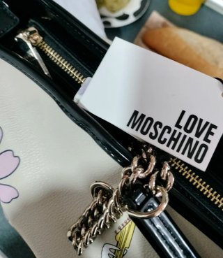 Bolso LOVE Moschino Blanco