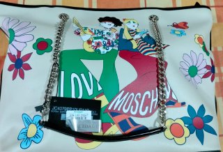 Bolso LOVE Moschino Blanco