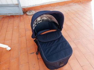 Cuco para carrito de bebé azul de la marca Jané