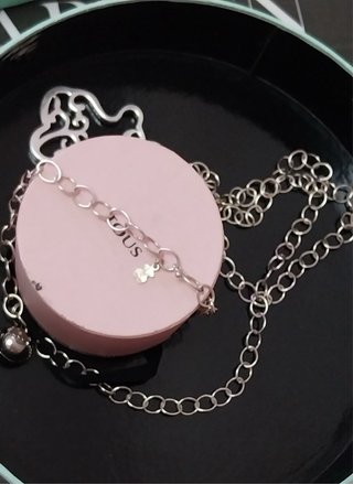 Cadena y colgante (collar, gargantilla) plata Tous