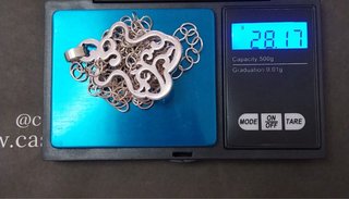 Cadena y colgante (collar, gargantilla) plata Tous