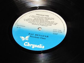 Pat Benatar Precious Time LP 33 Giri 1981