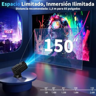 Proyector Android 4K HD WiFi 6 BT5.2