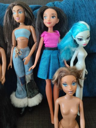 Conjunto di Bambole Barbie, Bratz, Monster High