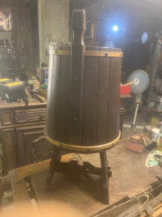 Mobile bar botte legno vintage