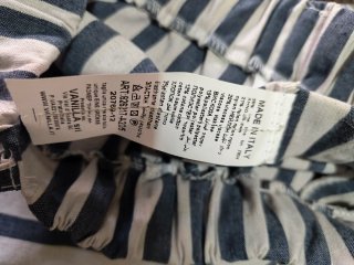 Pantalón rayas azul y blanco . Talla 40_42