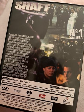 DVD SHAFT Samuel L. Jackson