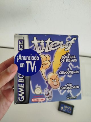 Titeuf y la maquina de bromas Gameboy advance