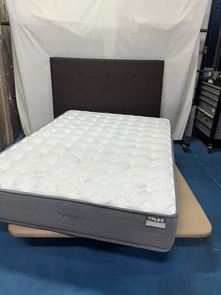 Base Tapizada + Colchón Visco 135x180 Flex