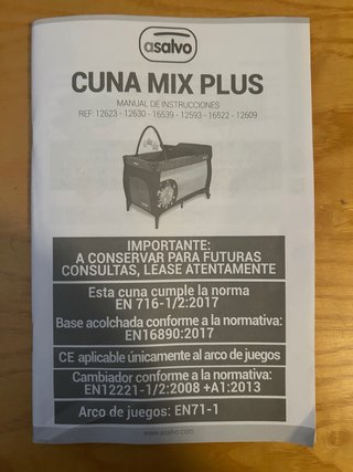 Cuna de viaje para bebé