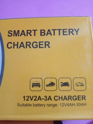 Cargador Batería Coche/Moto 12V 2A-3A