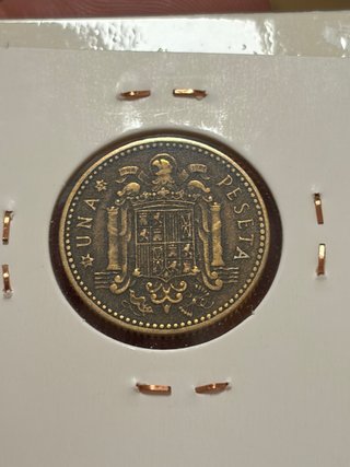 Una 1 peseta 1947 *52 españa MBC+ estrella visible