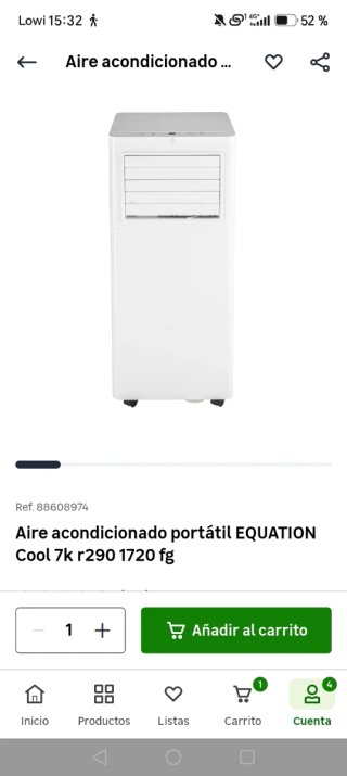 Aire Acondicionado Portátil Equation