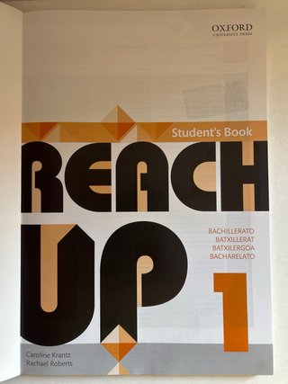 Libro Inglés Oxford Reach Up 1