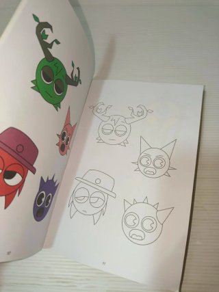 Due libretti da colorare Sprunki