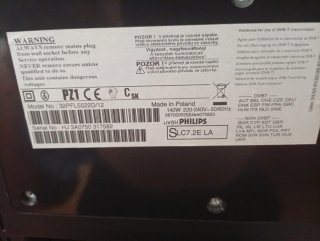 Televisión Philips Negra 32 pulgadas
