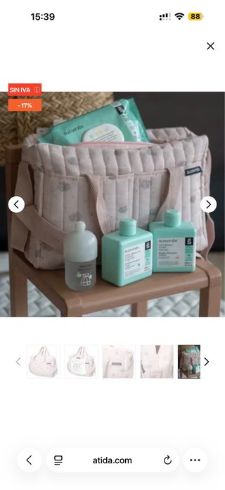 Bolso Suavinex estampado nubes