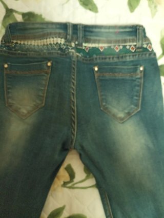 Pantalones vaqueros Desigual talle bajo L