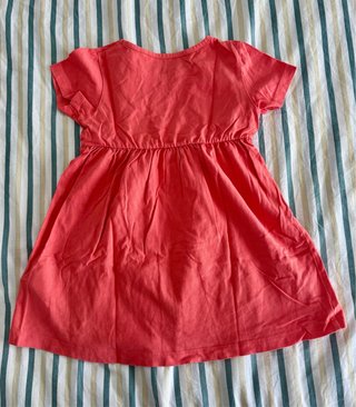 Vestido coral niña arcoíris Rainbows