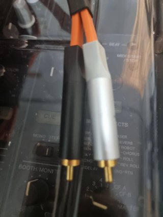 Neo oyaide Cables RCA Naranja