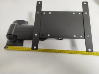 Soporte TV pared articulado negro