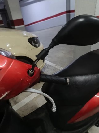 Honda visión 2016 con frontal roto