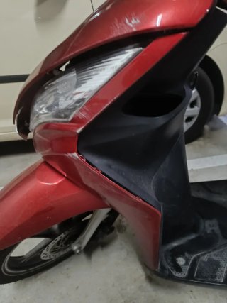 Honda visión 2016 con frontal roto