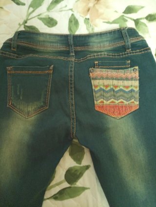 Pantalón vaquero Desigual elástico Talla L