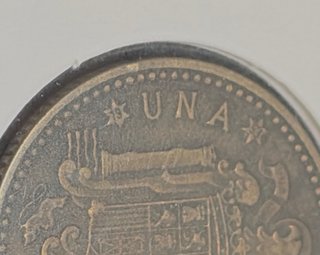 Una 1 peseta 1947 *53 españa MBC+ PLUS Visible