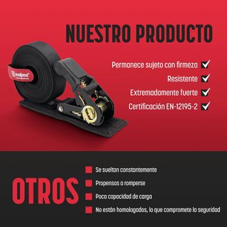 Cincha Amarre Coche Trinquete Tensor Carraca