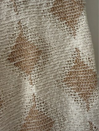 Conjunto Falda y Top Scalpers Beige/Blanco