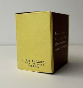 Pomata del dott. Biancardi, vintage packaging