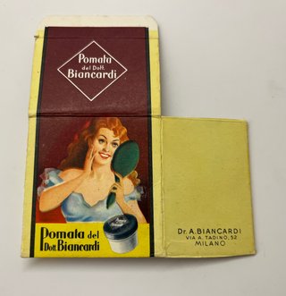 Pomata del dott. Biancardi, vintage packaging