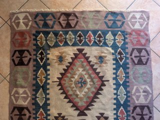 Tappeto Kilim Artigianale Vintage