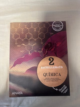 libro de química 2 de bachiller